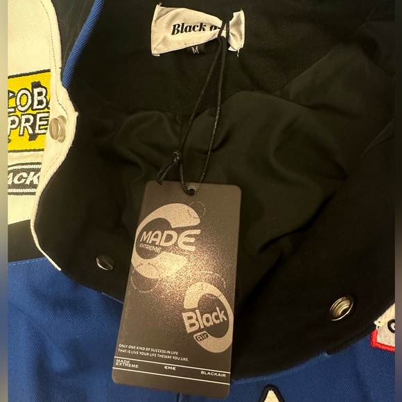 Y2k Made Extreme X BlackAir embroidered racing jacket - Picture 2 of 6